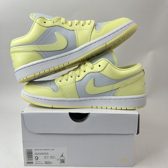 Nike Shoes Air Jordan 1 Low WMNS “Lemonade/Citron Tint” 2024 - Picture 3 of 5